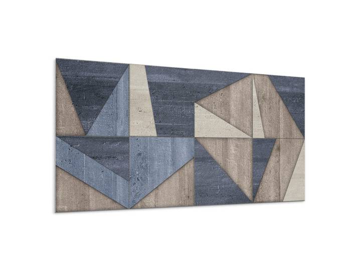 Wallfluent Wandpaneel 100x50 cm selbstklebend Urbanite, Taupe, Kunststoff, Rechteckig, 50x1.6x100 cm, Bilder & Rahmen, Bilder, Dekopaneele