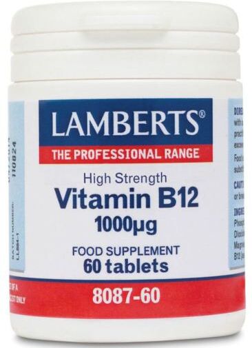 Lamberts Vitamin B12 1000 mcg 60 tablets Vitality and energy