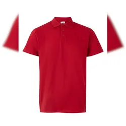 Polohemd Stretch mit seitlichen Schlitzen ♂ Rot S