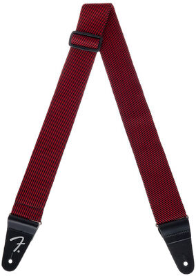 Fender "2"Modern Tweed Strap BK/RD" Schwarz