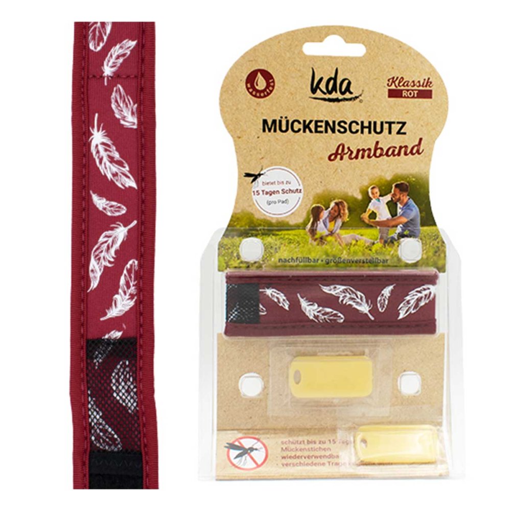 KDA Pharmavertrieb Arndt GmbH Mückenschutz Armband rot Kda 15319144