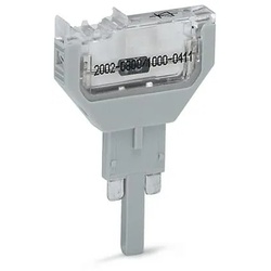 Wago 2002-800/1000-681 Bauelementestecker,2-polig,mit Widerstand 1K2,grau 20028001000681  - 100 Stück