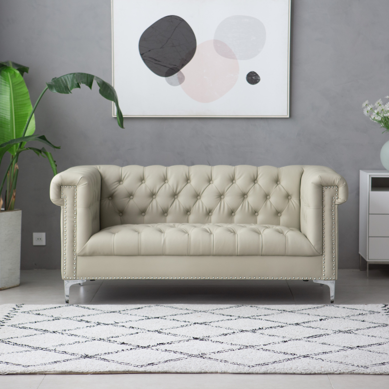 B2B Partner Sofa RICK, dwuosobowa, beżowa
