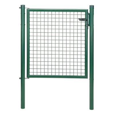 Zauneinzeltür ALBERTS "Wellengitter-Einzeltor mit Zubehör", grün, B:100cm H:75cm, Stahl, Tore, Höhe: 75 - 200 cm, Breite: 100 bis 131 cm