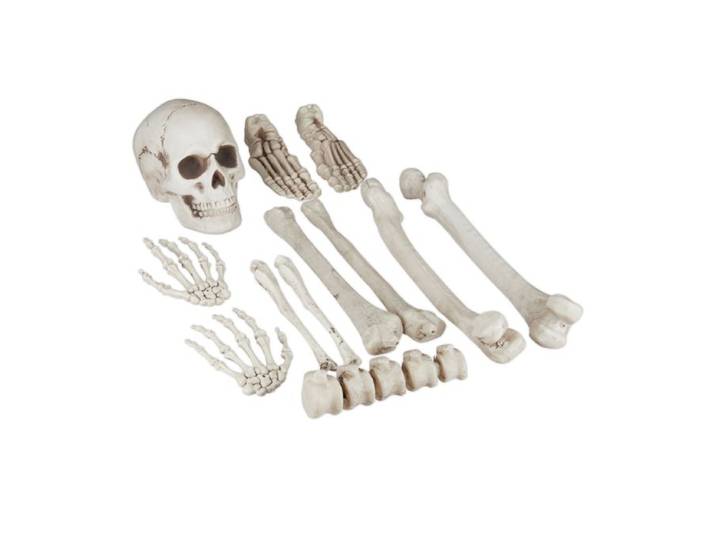 Relaxdays 12x Os décoratifs pour halloween