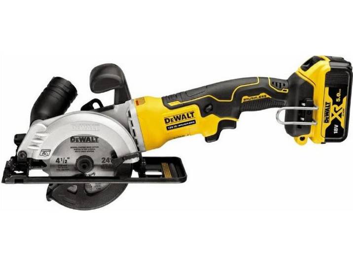 Dewalt Scie Circulaire 18V 115Mm 2X5.0Ah Tstak Dcs571P2