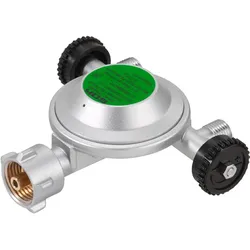 GOK Gasregler EN61 1kg/h 30mBar mit zwei Abgänge 1/4"