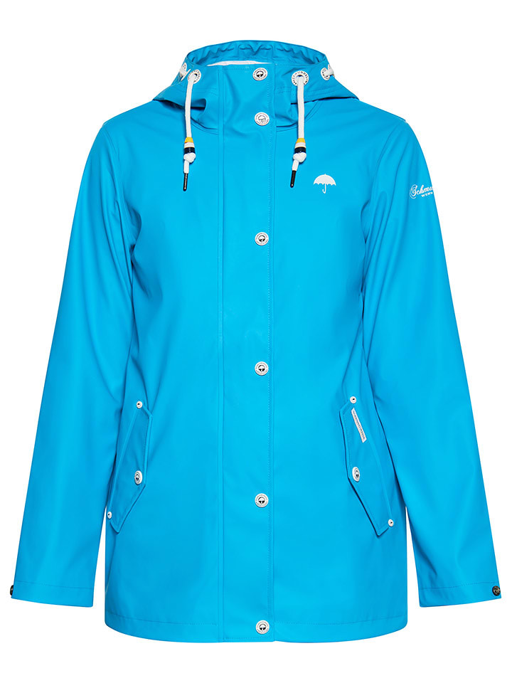 Schmuddelwedda Regenjacke in Hellblau - M