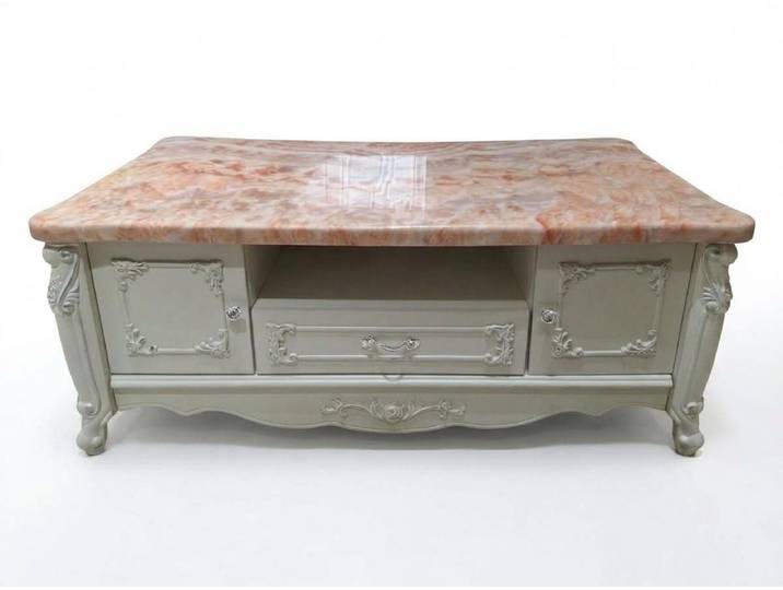 JVmoebel Kommode Moderne Weiße Kommode Marmordesign Sideboard Schrank Wohnzimmer Design (Kommode, 1 St., 1-tlg)