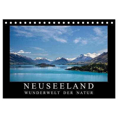 Neuseeland - Wunderwelt der Natur (Tischkalender 2027 DIN A5 quer), CALVENDO Monatskalender