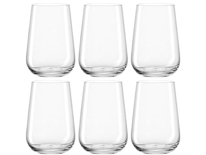 LEONARDO HOME Paladino Trink-Gläser 6er Set spülmaschinenfeste Wasser-Gläser Trink-Becher aus Glas Saft-Gläser 370 ml 066312