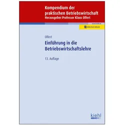 Einführung in die Betriebswirtschaftslehre, Fachbücher von Klaus Olfert, Horst-Joachim Rahn