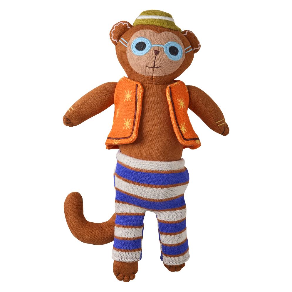 Rice - Kids Knitted Soft Toy in Monkey Shape - Harry (KITOY-LMON) (KITOY-LMON)