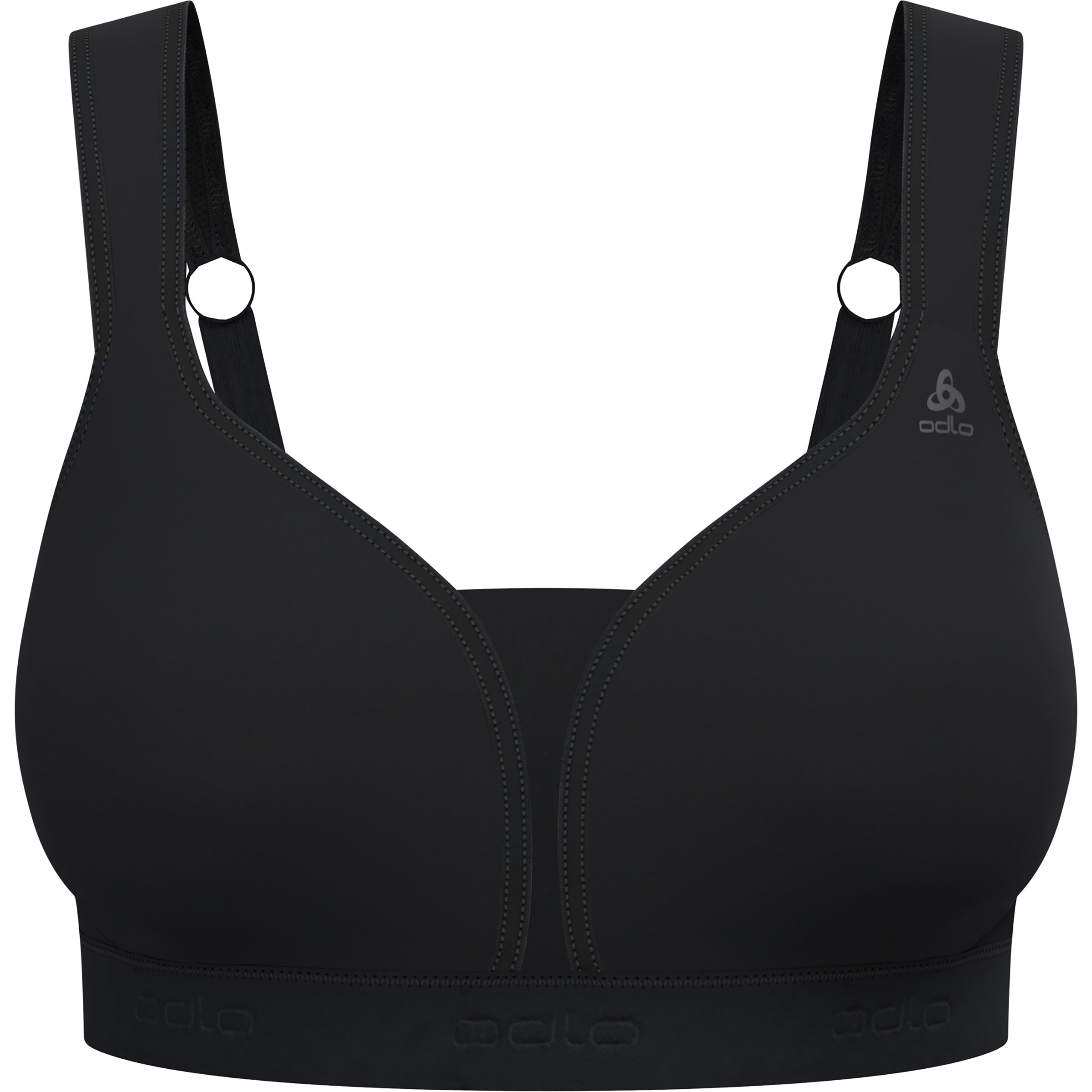 Odlo Padded High Sports BH Damen Sport-BHs schwarz Größe 85A Elastisch