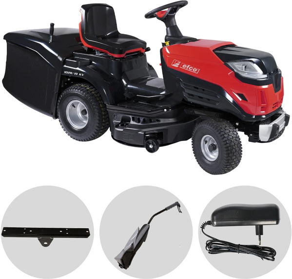 Efco EF 102 R/19 KV - Trattorino tosaerba - Emak K 1900 AVD V-Twin - Cesto di raccolta - Mulching