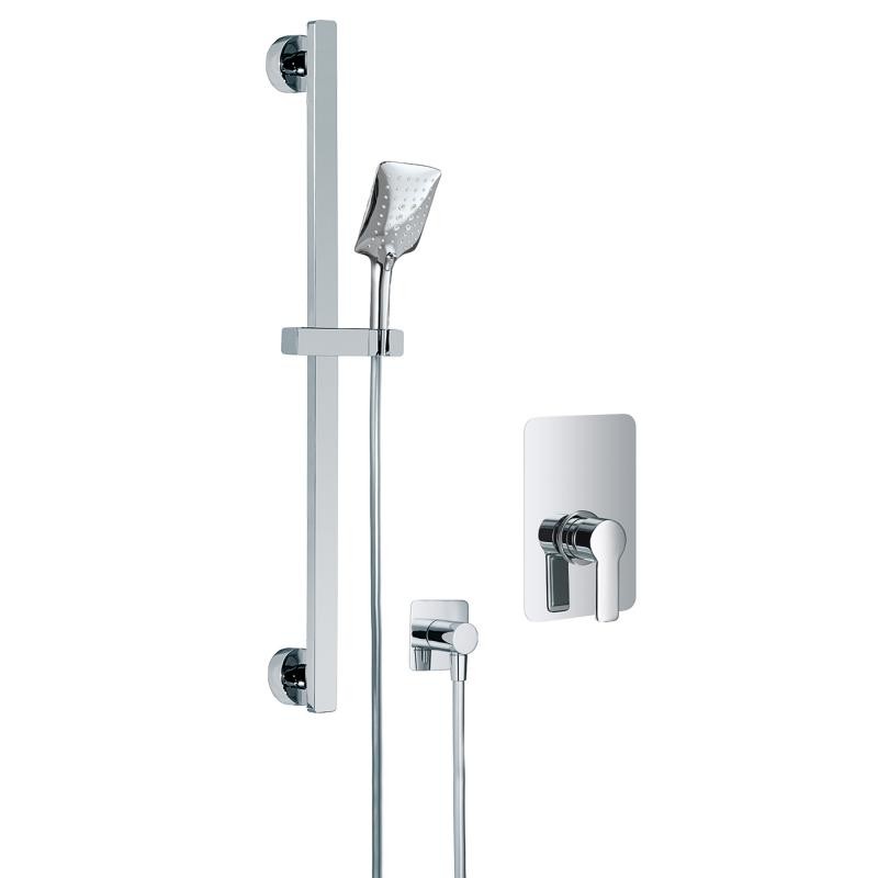 HSK Duschkabinenbau KG HSK Shower Set 1.01 Rund, 1000101 1000101