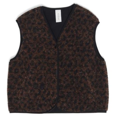 Mazine - Women's Printed Sherpa Vest - Fleeceweste Gr XS schwarz