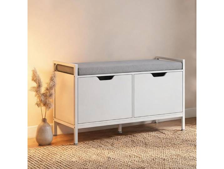 Console Tables with Blanc Panneau De Particules and 33.1 x 13.8 x 19.7 in panneau de particules blanc