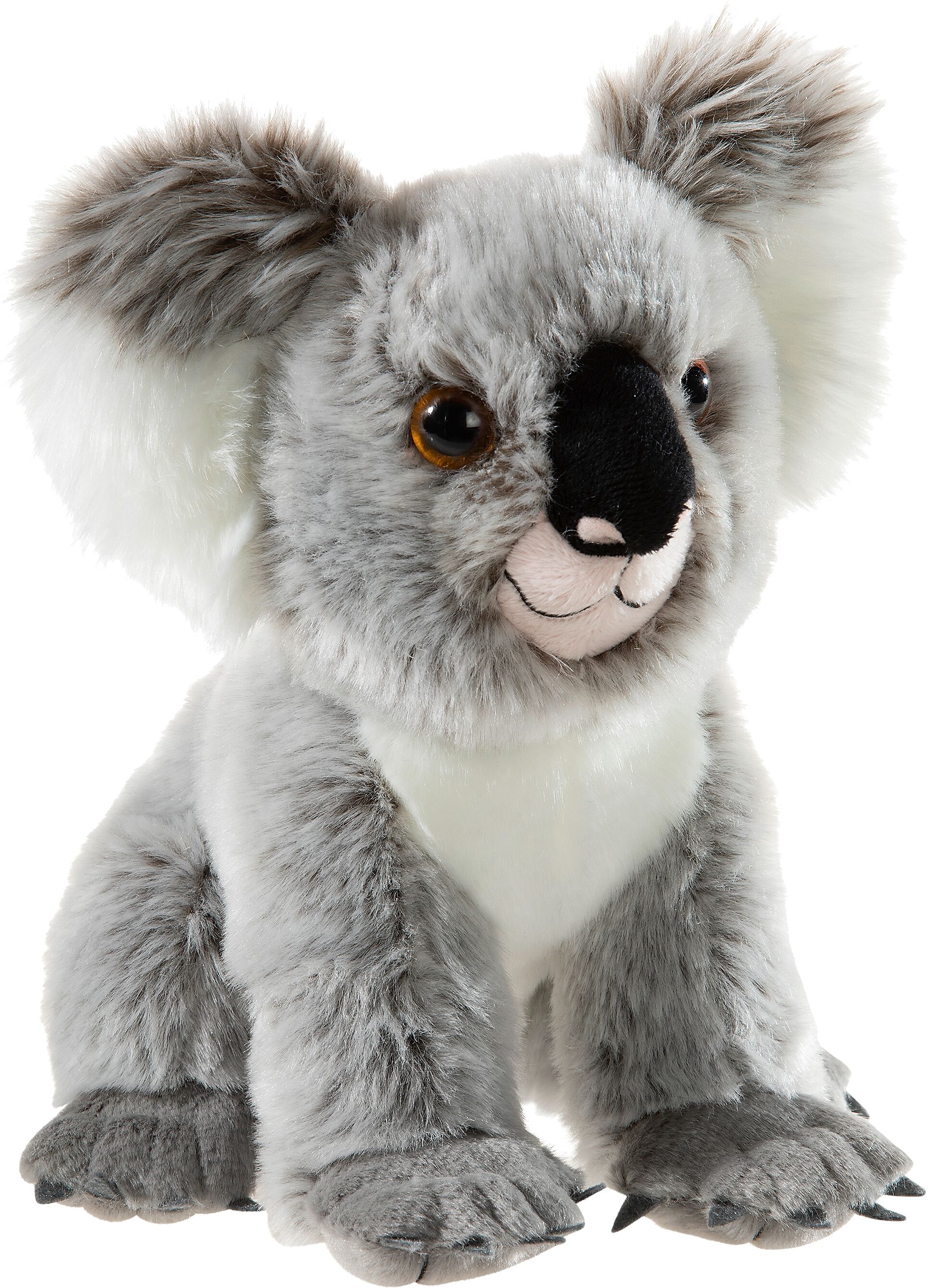 Kuscheltier HEUNEC "Endangered, Koala Bär 28 cm", grau (grau, weiß), Plüschfiguren, KinderH:28cm, Polyester, Kuscheltier, H:28cm