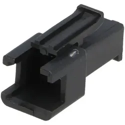 Steckverbinder Gehäuse kompatibel zu JST SMR-02V-B, männlich, 2 Pin, schwarz