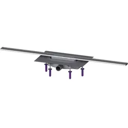 Kessel Linearis Duschrinne 45300.10 1000 mm, Edelstahl gebürstet, Megastop