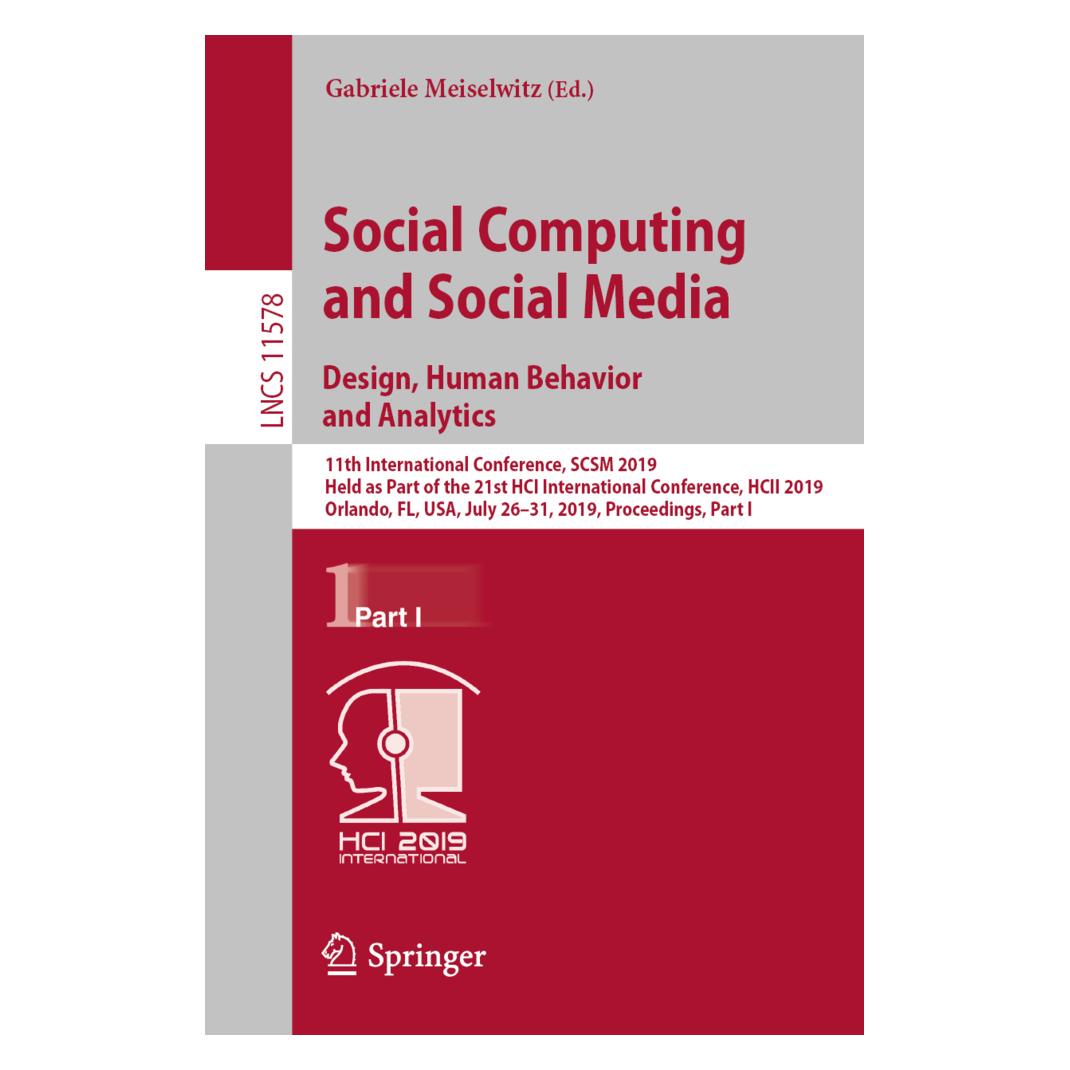 Springer Social Computing and Social Media. Design, Human Behavior and Analytics (Englisch, Softcover, Gabriele Meiselwitz) (56072701)