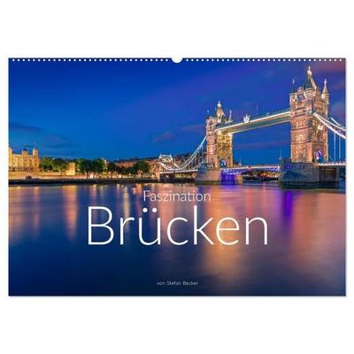 Faszination Brücken (Wandkalender 2027 DIN A2 quer), CALVENDO Monatskalender