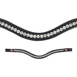 Kieffer Stirnband FlexiLoop - Large Crystal Clear, Warmblut