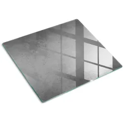 GLASPLATTE 60x52 cm Beton