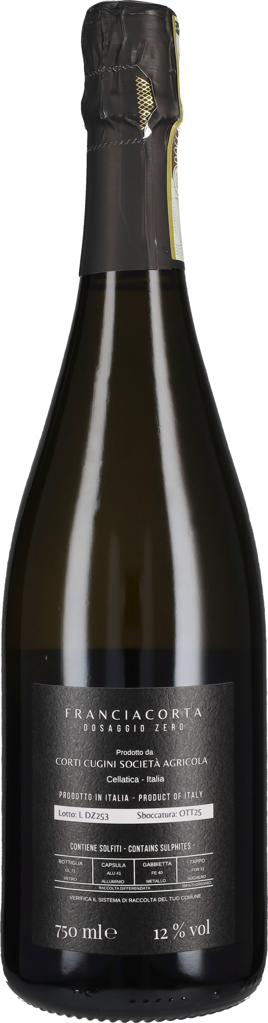 Franciacorta Dosaggio Zero Corti Cugini