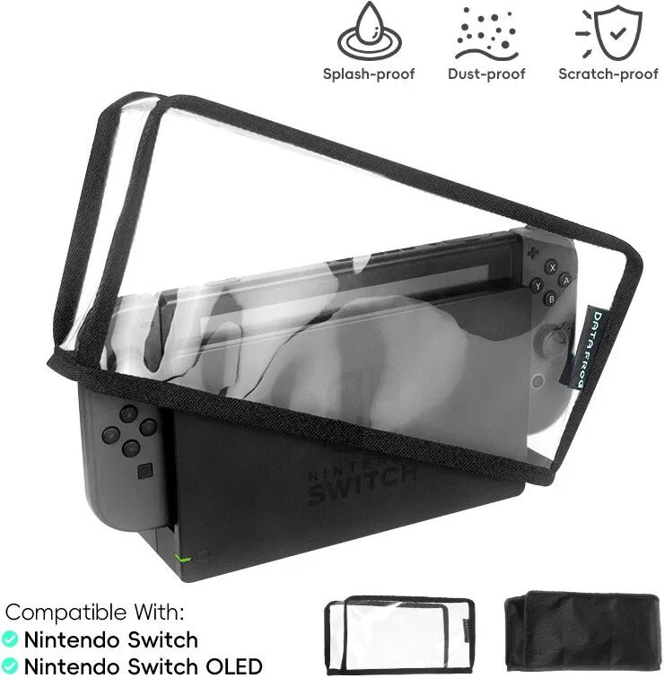 INF Transparente Staubschutzhülle für die Nintendo Switch OLED-Konsole