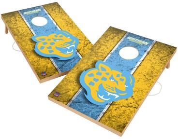 Skip's Garage Vintage Southern University Jaguars Regulation 2x4 Cornhole Set
