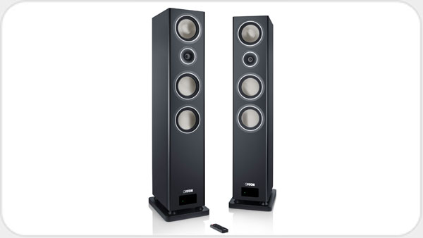 Canton Smart Townus 8 Wireless Aktiv-Lautsprecher Set *nussbaum* CA04358