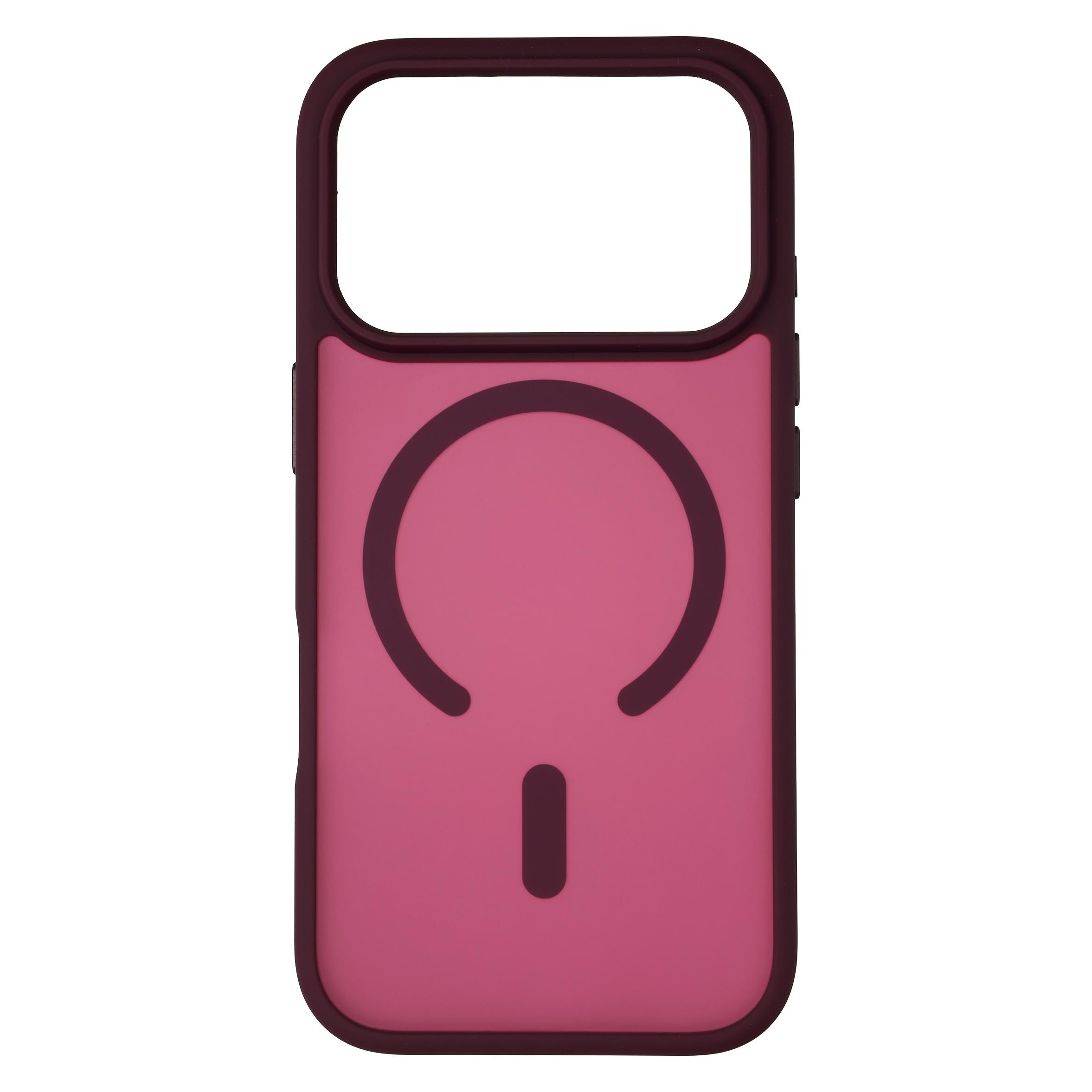 FoneKit MagSafe Soft Touch Schutzhülle, iPhone 18 Pro / 17 Pro, dunkle Kirsche (Apple iPhone 17 Pro, Apple iPhone 18 Pro) (76672449)