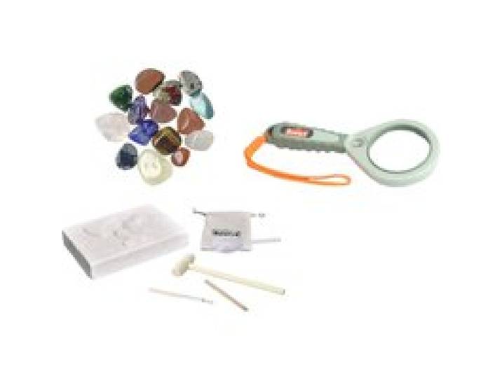 Scout Mineralien ausgraben + Lupe