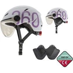 GLOOB Urbano blanco - lila L orejeras extraibles