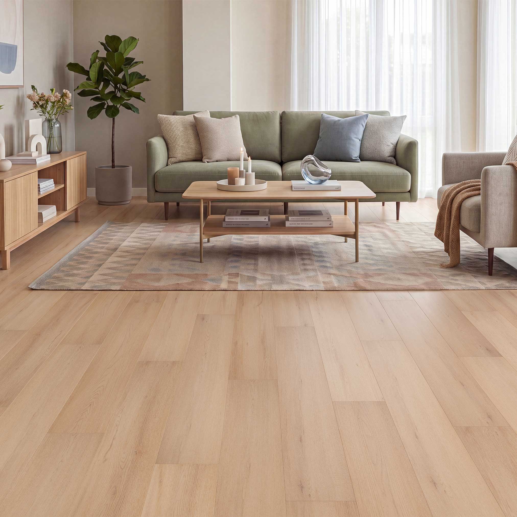 Luxury Flooring Natural 2.5mm Glue Down LVT Luxury Vinyl Flooring