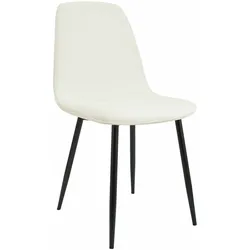CLP Esszimmerstuhl Maryam Stoff   Farbe: creme, Material: Stoff