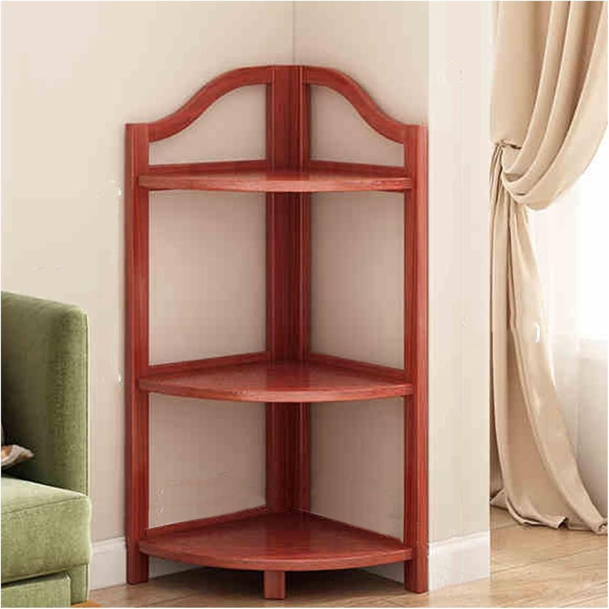 Hoekboekenplank Houtkleur 173 cm