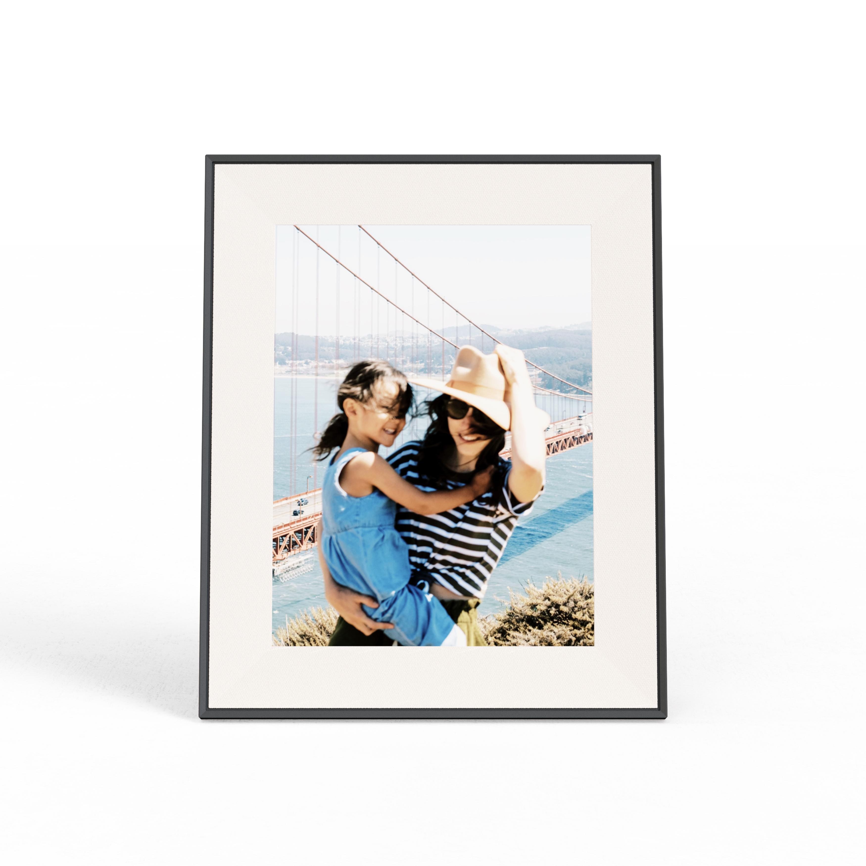 Aura Frames AF215 Photoframe Aspen by Aura - Ink with Paper Mat 30,5cm (12") Digitaler Bilderrahme AF215-MBLK