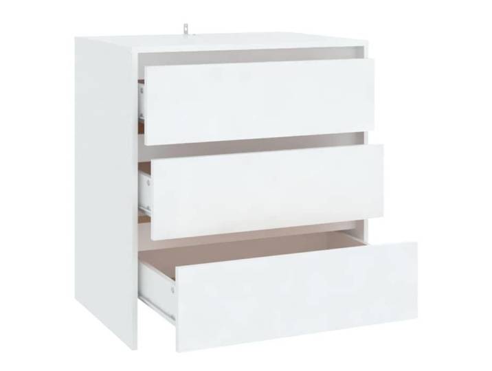 Promotion mai  * Buffet bahut - Armoire de rangement - Blanc 70x41x75 cm EU3485809746