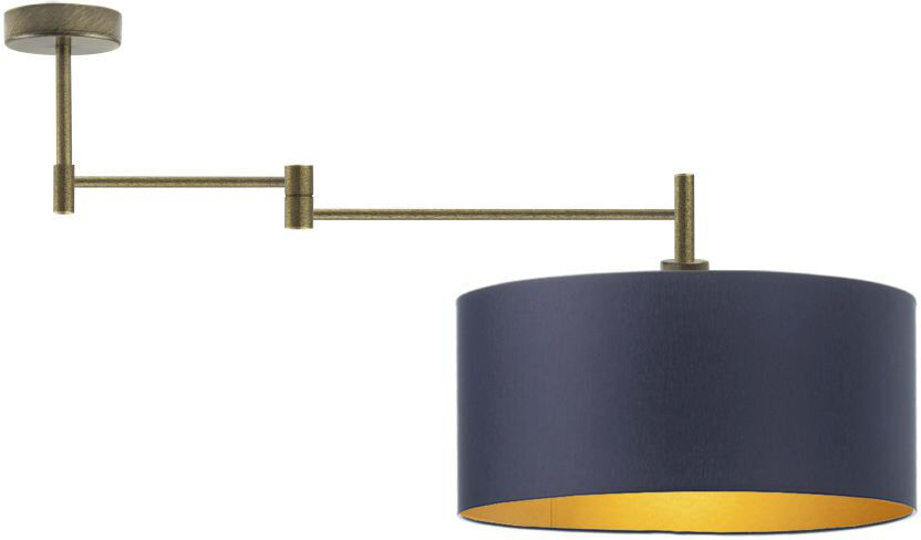 Fairmont Park Scot Semi Flush Mount Navy 37cm H X 90cm W X 90cm D