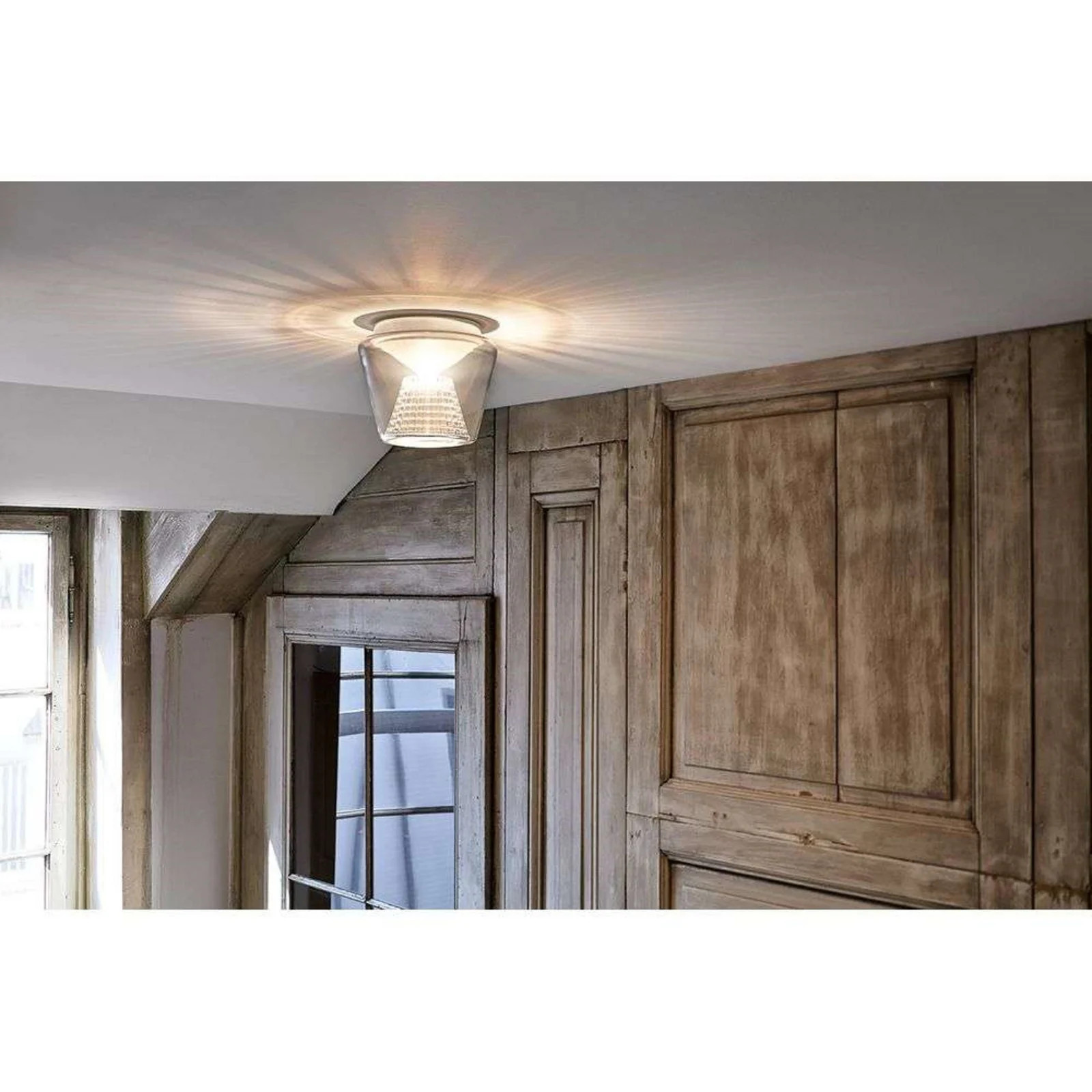 Serien Lighting Annex LED Plafondlamp Clear/Crystal Glas