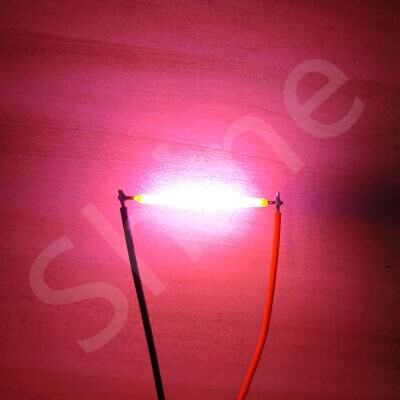 Inspired Living 10pcs COB LED Filament Strips For Edison Bulb Repair, LED Filament Strip Parts In Multiple Lengths And Voltages pink 38mm Dc80v 10pcs