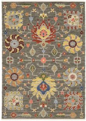 Style Haven Lawson Classic Bohemian Wool Fringe Edge Area Rug