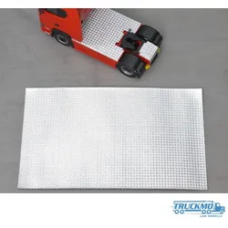 Elbe-Modell 6x10cm Tränen- / Riffelblech 0,15mm selbstklebend für Umbauten EM624