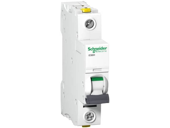 Schneider A9F06110 stroomonderbreker iC60H, 1P, 10A, B karakteristiek
