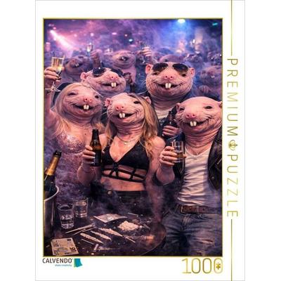 CALVENDO Puzzle Die Partyratten | 1000 Teile Lege-Größe 64x48cm Foto-Puzzle für glückliche Stunden, von , Calvendo Puzzle