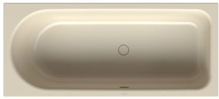 Bette BetteOcean Low-Line Badewanne 8831-006 jasmin, 160x70x38cm, Fußende rechts, Überlauf vorne