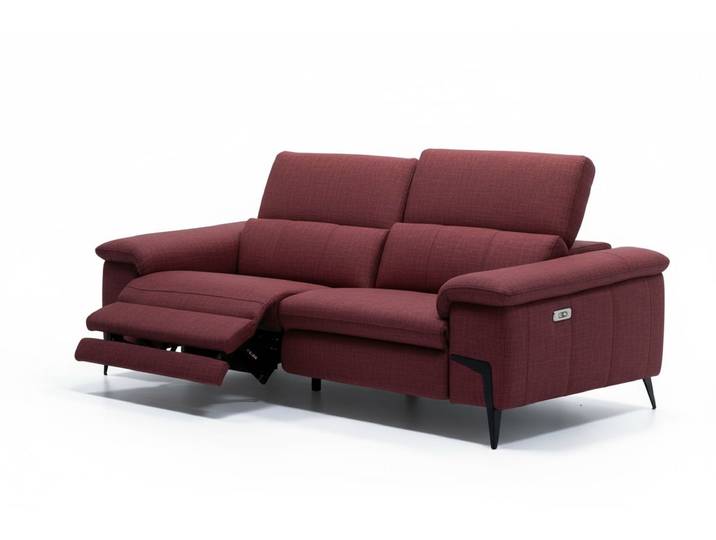 Stoffsofa VALIANO 2-Sitzer Elektrische Relaxfunktion Relaxsofa Relaxcouch Designercouch Sofa